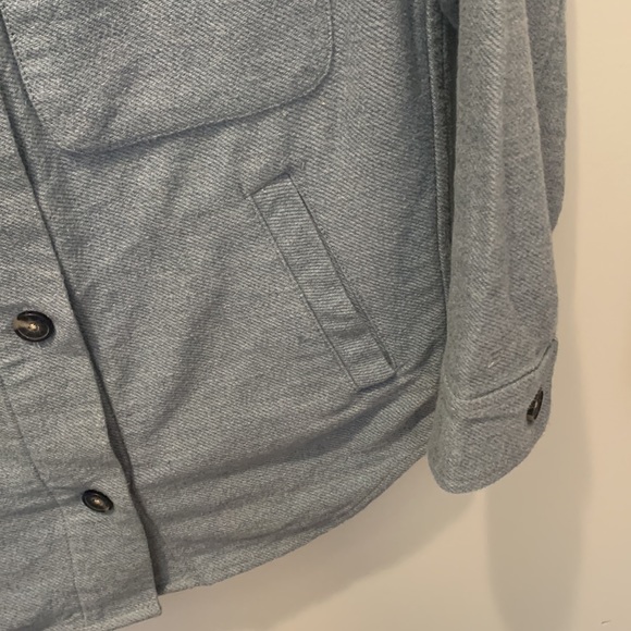 Everlane Oversized Shirt jacket in heathered cool grey - Picture 7 of 12
